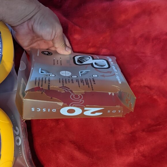 Discgear 20 CD DVD Case x3 yellow - Picture 5 of 5